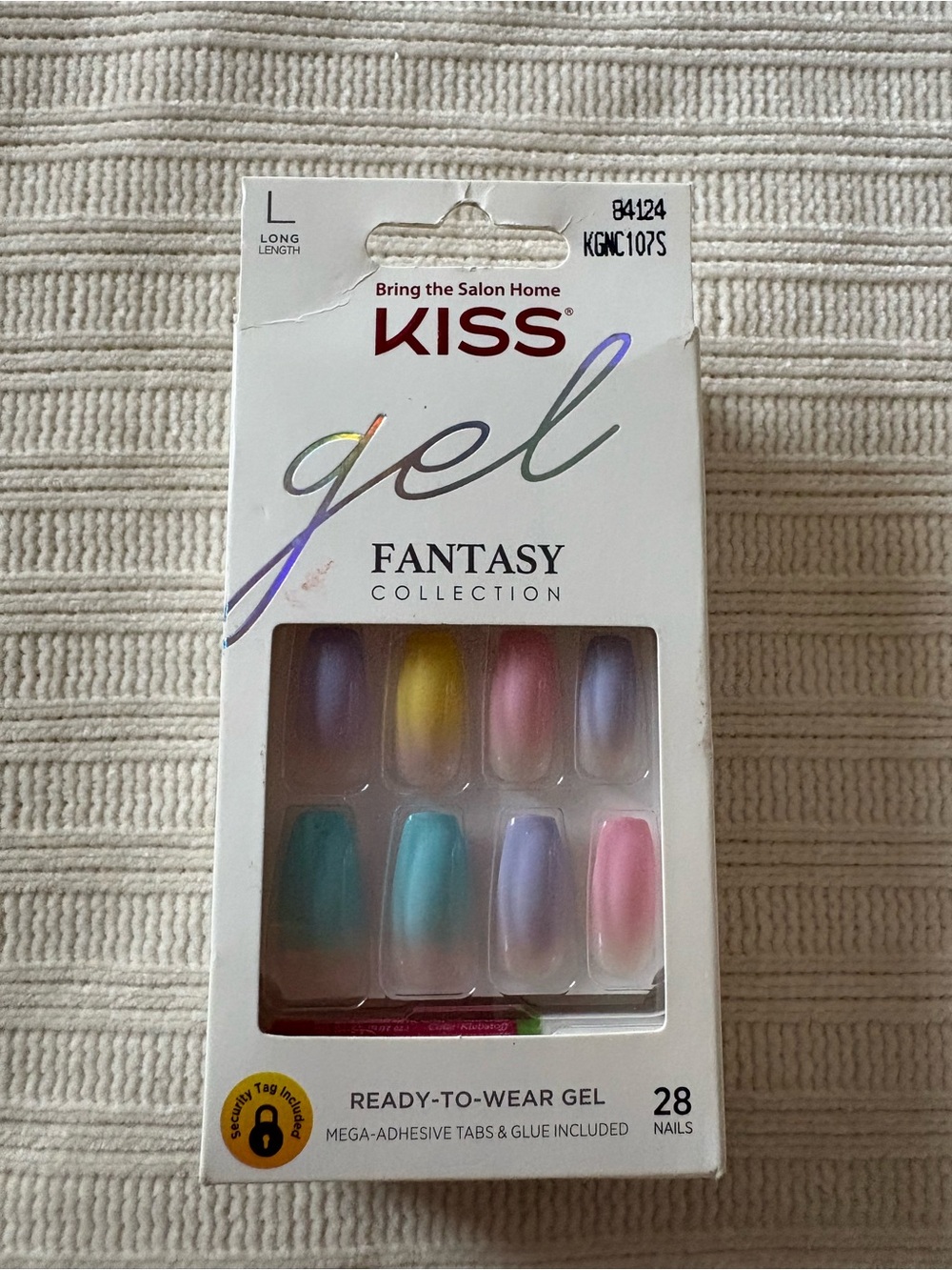 KISS Gel Fantasy Collection Ready-to-Wear Gel Nails - Pastel Multi-Color